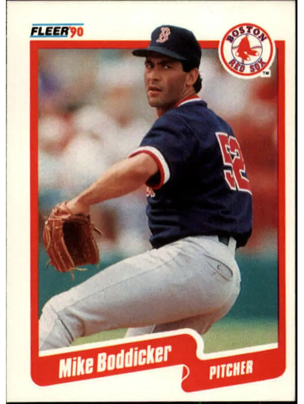 1990 Mike Boddicker Fleer Baseball Card #267